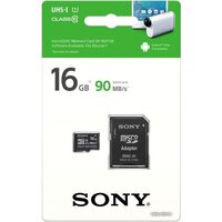Sony microSDHC (Class 10) 16GB + адаптер [SR16UY3AT] Image #3