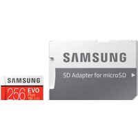 Samsung EVO Plus microSDXC 256GB + адаптер