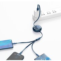 Baseus CAMLC-MJ03 USB-A - USB Type-C/microUSB/Lightning (1.2 м, синий) Image #7
