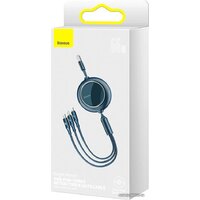 Baseus CAMLC-MJ03 USB-A - USB Type-C/microUSB/Lightning (1.2 м, синий) Image #8