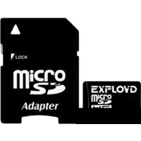 Exployd microSDHC (Class 10) 32GB + адаптер [EX032GCSDHC10]