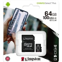 Kingston Canvas Select Plus microSDXC 64GB SDCS2/64GB (с адаптером) Image #3